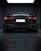 Audi R8 V10 Coupe 4S Gen 2 Facelift Prepreg Dry Carbon Fiber Rear Bumper Diffuser Lip 2019 - 2023