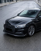 Audi A5 S-Line / S5 B9 Carbon Fiber Front Lip – M-Design Splitter (2017–2019 Coupe & Sportback)