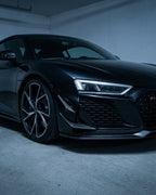 Audi R8 V10 GT / Performance Coupe 4S Gen 2 Facelift Dry Carbon Fiber Front Bumper Canards 2022 - 2023