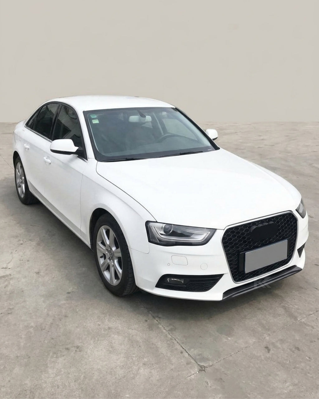 Audi A4 B9 Carbon Fiber Front Bumper Lip Splitter 2015 - 2021