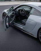 Audi R8 V10 Coupe 4S Gen 2 Facelift Prepreg Dry Carbon Fiber Side Skirts Extensions 2019 - 2023