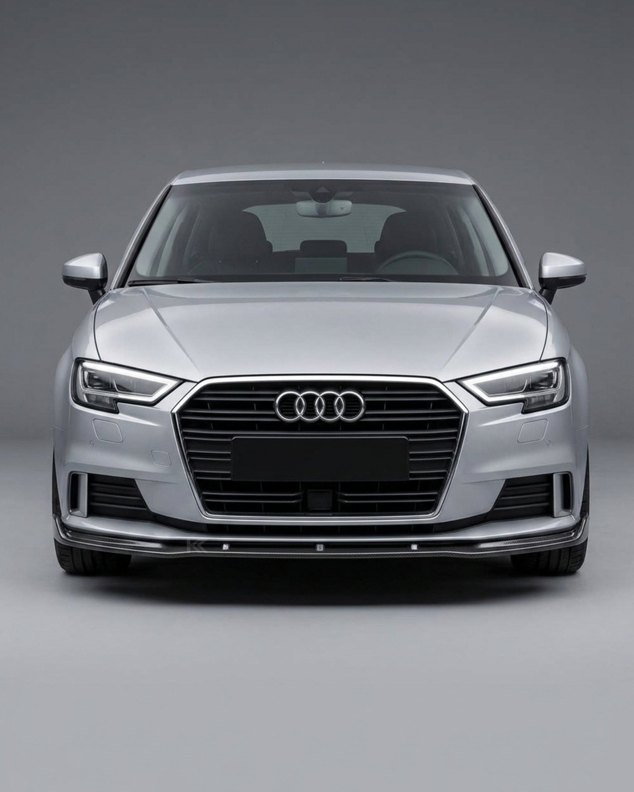 Carbon Fiber Front Bumper Lip for Audi A3 S-Line 8V Hatch 2014-2016