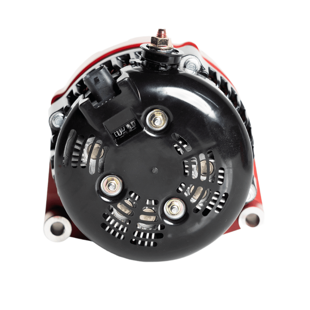 1996-2024 GM Billet High Output Alternator (Red) by JS Alternators