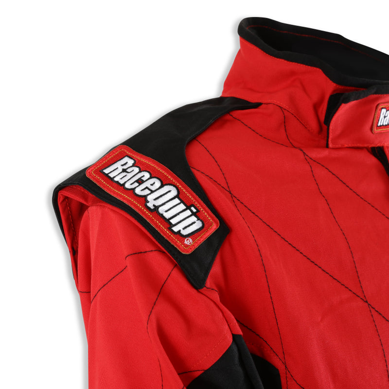 RaceQuip Red Chevron-1 Suit - SFI-1 Small