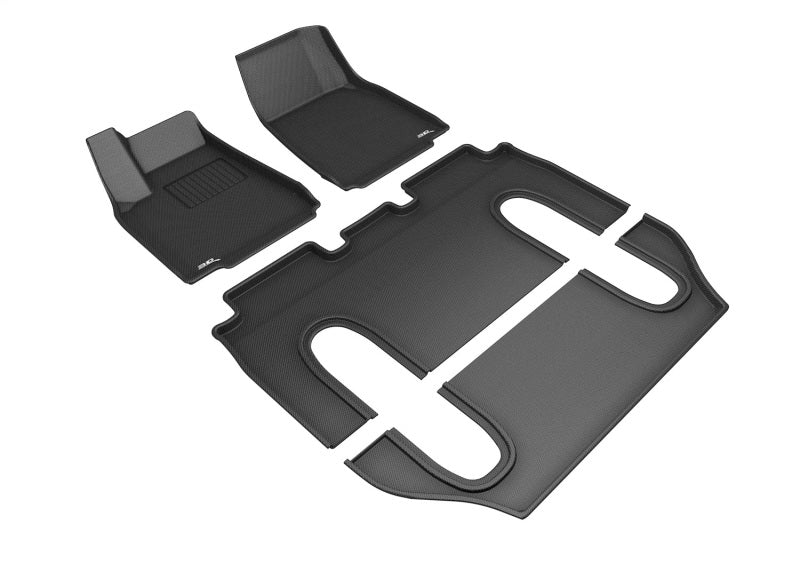 3D MAXpider 16-21 Tesla Model X 6-Seat Kagu Black Full Set