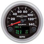 Autometer Sport-Comp II 3-3/8in 140MPH SPN 84 Speedometer