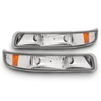 Raxiom 99-01 Chevrolet Silverado 1500 Axial Series Euro Turn Signal and Parking Lights- Chrome