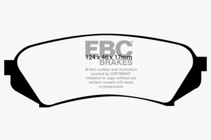 EBC 98-07 Lexus LX470 4.7 Ultimax2 Rear Brake Pads