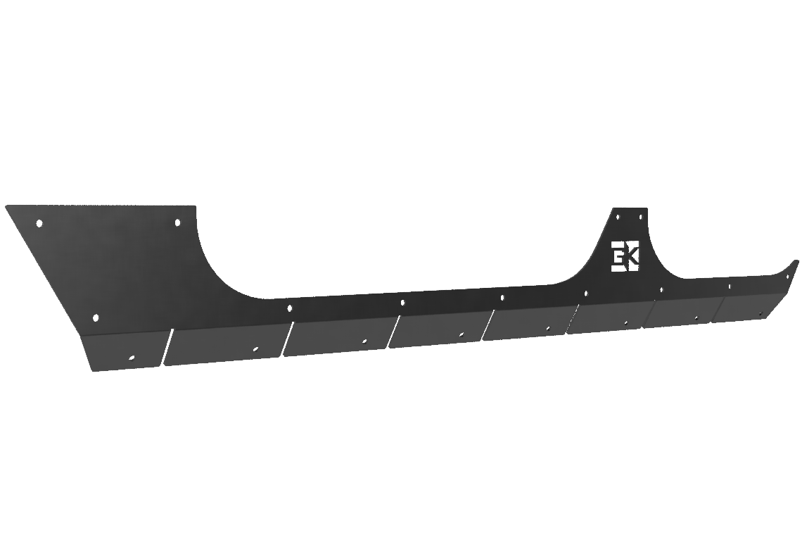 Gauntlet Series Rocker Guards for Jeep JK Wrangler By Gatekeeper Off-Road
