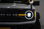 DV8 Offroad 2021-2025 Ford Bronco Black Headlights