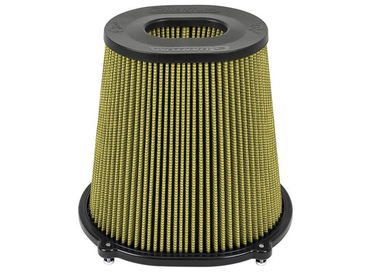 aFe Quantum Pro-Guard 7 Air Filter Inverted Top - 5in Flange x 9in Height - Oiled PG7