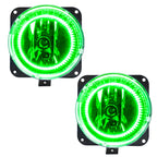 Oracle 00-02 Lincoln LS LED Fog Light Halo Kit - Green
