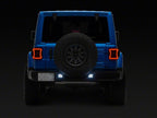 Raxiom 18-26 Jeep Wrangler JL Clear LED Rear Bumper Reflector Lights- White LED