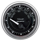 AutoMeter Chrono 2-1/16in 250 Degree Temperature Electric Gauge - Chrome
