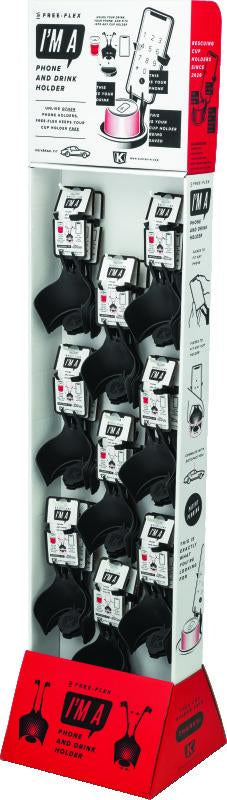 Kuryakyn Free-Flex Cup/Phone Holder 27-Count Display