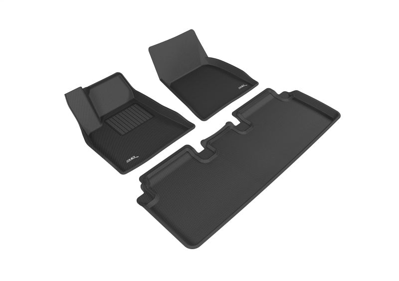 3D MAXpider 12-14 Tesla Model S Kagu Black Full Set