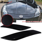 2003-2008 Nissan 350Z 2Dr Headlight Eyelids Eyebrows Cover ABS