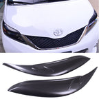2011-2017 Toyota Sienna Headlight Eyelids Eyebrows Cover ABS