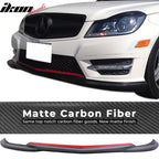 2012-2014 Mercedes Benz W204 Godhand Style Front Lip Carbon Fiber