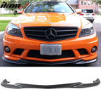 2008-2011 W204 C63 Pre-LCI Godhand Front Bumper Lip Matte Black FRP
