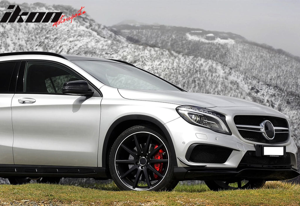 2014-2016 Benz W156 GLA-Class Painted #040 Black Front Vent Flaps ABS