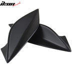 2015-2021 Subaru WRX&STI DTO Style Matte Black Trunk Spoiler Side Fins