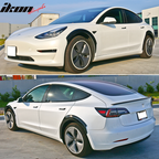 2017-2023 Tesla Model 3 Fender Flares Wheel Trim Gloss Black 8PC FRP
