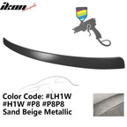 2009-2014 Audi A4 Quattro B8 Sedan 4Door Painted ABS Rear Roof Spoiler