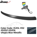 2009-2014 Audi A4 Quattro B8 Sedan 4Door Painted ABS Rear Roof Spoiler