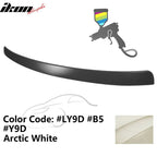 2009-2014 Audi A4 Quattro B8 Sedan 4Door Painted ABS Rear Roof Spoiler
