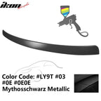 2009-2014 Audi A4 Quattro B8 Sedan 4Door Painted ABS Rear Roof Spoiler