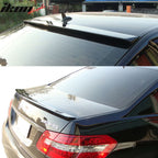 2010-2016 Benz W212 #040 Black AMG Style Trunk & OE Roof Spoiler ABS