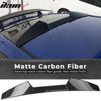 2016-2020 Honda Civic X 10th Coupe V Style Roof Spoiler Carbon Fiber
