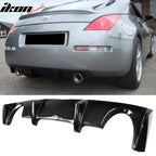2003-2009 Nissan 350Z Z33 Rear Bumper Lip Diffuser Carbon Fiber