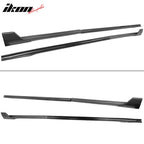 2017-2023 Tesla Model 3 V Style Unpainted Side Skirts Extension 6PC PP
