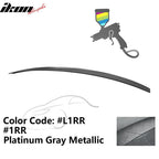 2009-2014 Audi A4 Quattro B8 4Door Painted ABS Trunk Spoiler Wing