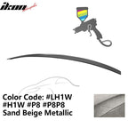 2009-2014 Audi A4 Quattro B8 4Door Painted ABS Trunk Spoiler Wing
