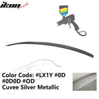 2009-2014 Audi A4 Quattro B8 4Door Painted ABS Trunk Spoiler Wing