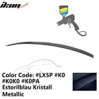 2009-2014 Audi A4 Quattro B8 4Door Painted ABS Trunk Spoiler Wing