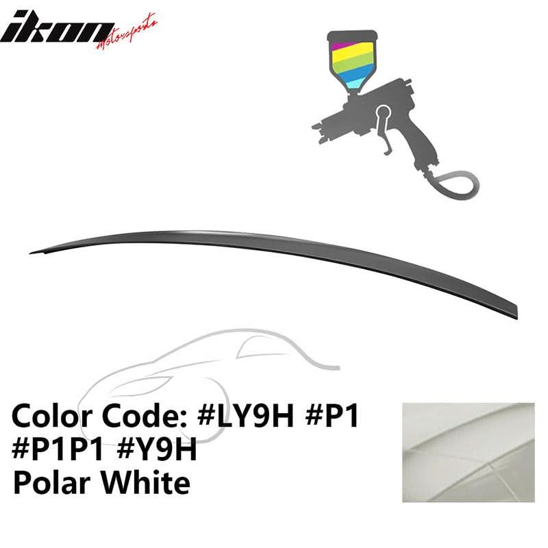 2009-2014 Audi A4 Quattro B8 4Door Painted ABS Trunk Spoiler Wing
