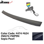 2000-2006 BMW E53 X5 SUV Euro Style Black Rear Roof Window Spoiler ABS