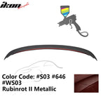 2006-2011 BMW 3-Series E90 4-Door Sedan Trunk Spoiler ABS