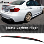 2012-2018 BMW 3-Series F30 P Style Red Line Carbon Fiber Trunk Spoiler