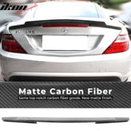 2011-2016 Benz SLK R172 Convertible V Style Carbon Fiber Trunk Spoiler