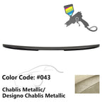 2003-2011 Mercedes Benz SL-Class R230 Rear Trunk Spoiler ABS
