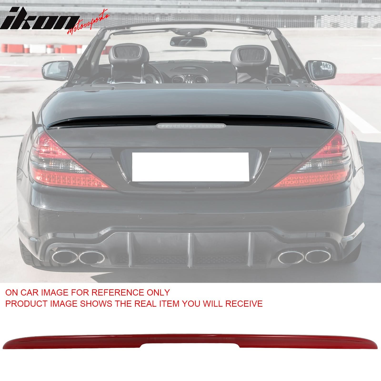 2003-2011 Mercedes Benz SL-Class R230 Rear Trunk Spoiler ABS