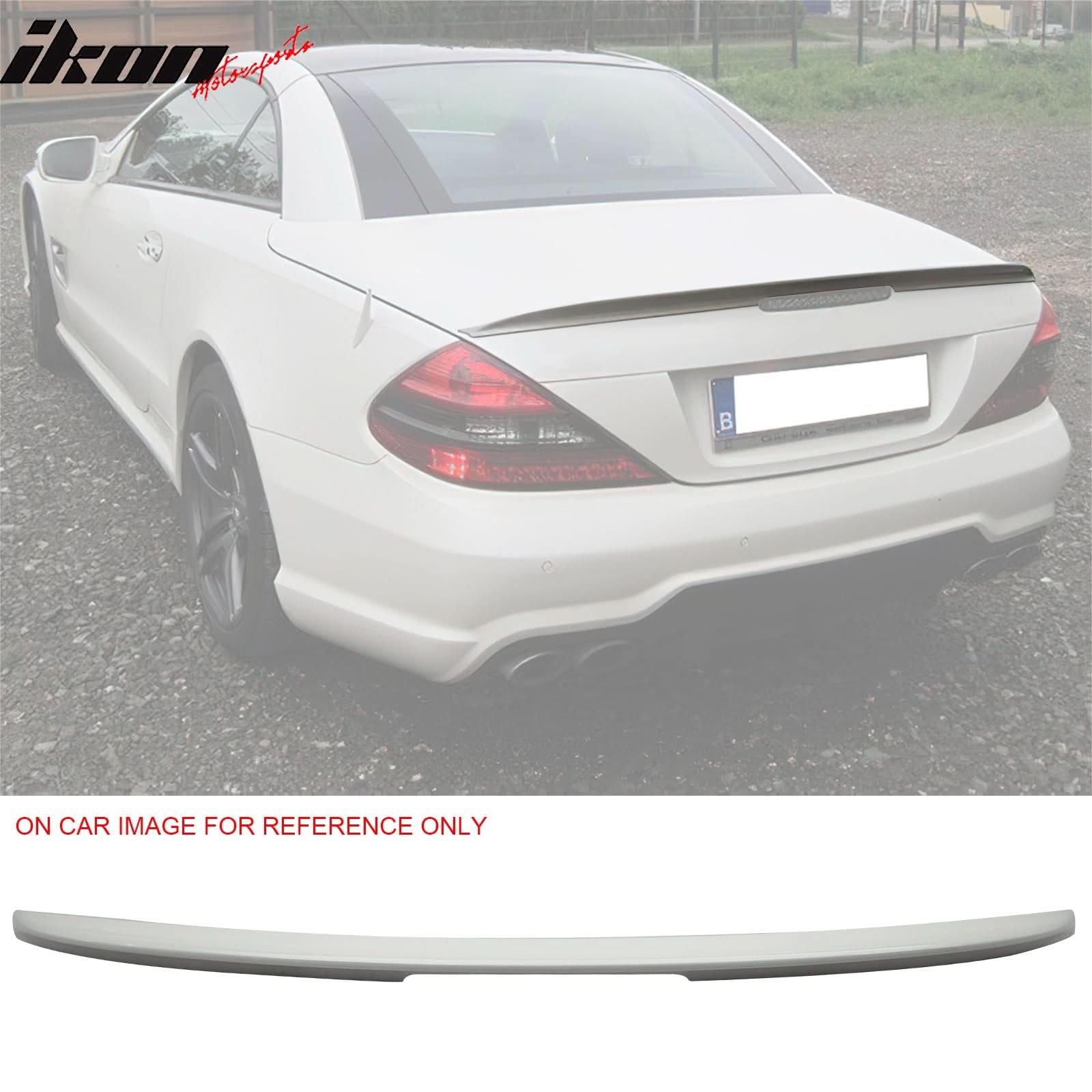 2003-2011 Mercedes Benz SL-Class R230 Rear Trunk Spoiler ABS