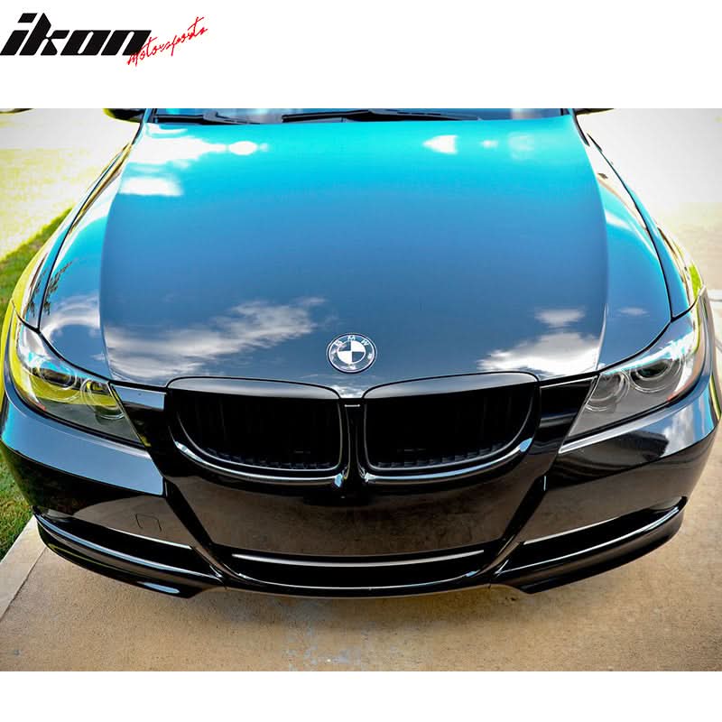 Fits 06-08 E90 OE Trunk Spoiler & Front Splitter #475 Black Sapphire