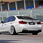 2014-2019 BMW F80 3-Series Performance Style White Trunk Spoiler ABS