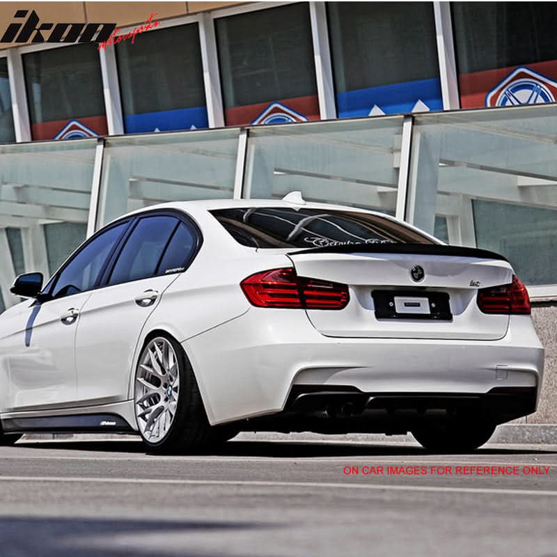 2014-2019 BMW F80 3-Series Performance Style White Trunk Spoiler ABS